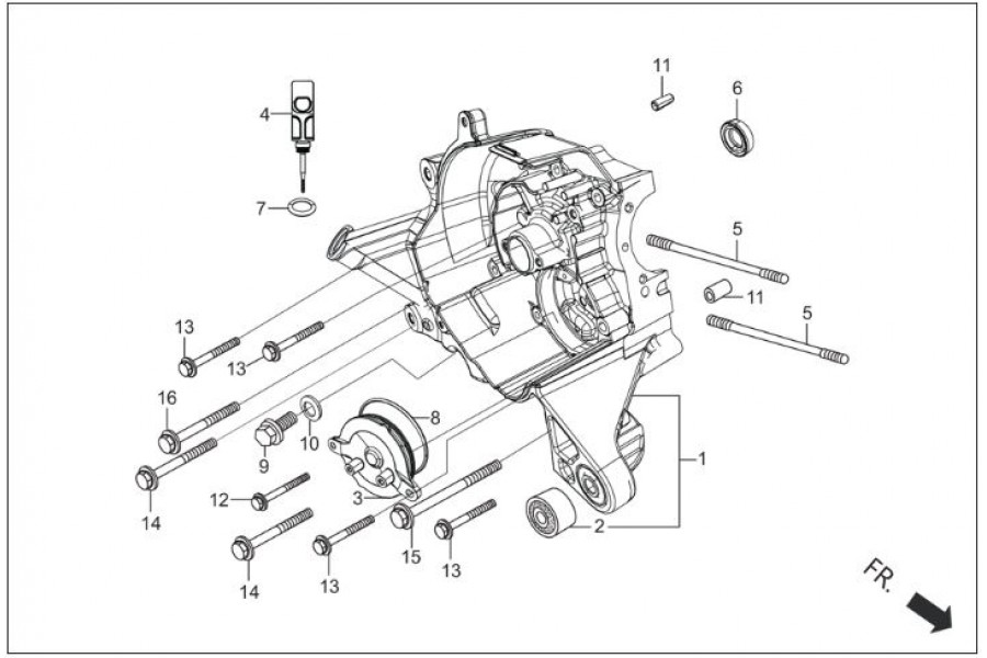 HERO DASH 125 (EURO5) O-RING 18X3 HERO DASH 125 (EURO5) O-RING 18X3
