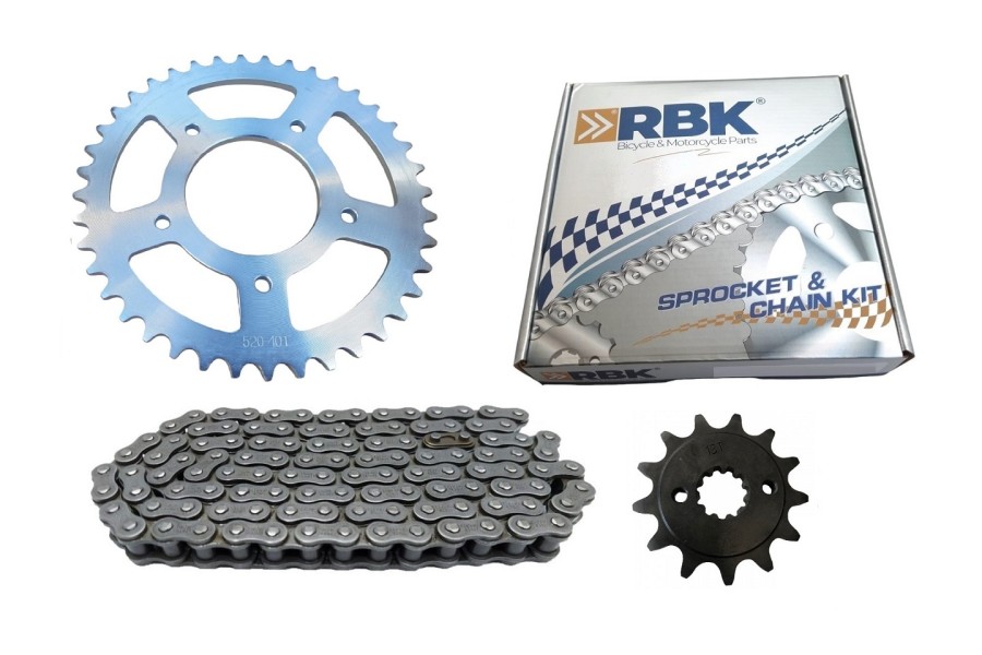 CF NK-SR250 &Ouml;N-ARKA DİŞLİ ZİNCİR SET O-RİNGLİ 42-13T 520HO 120L
