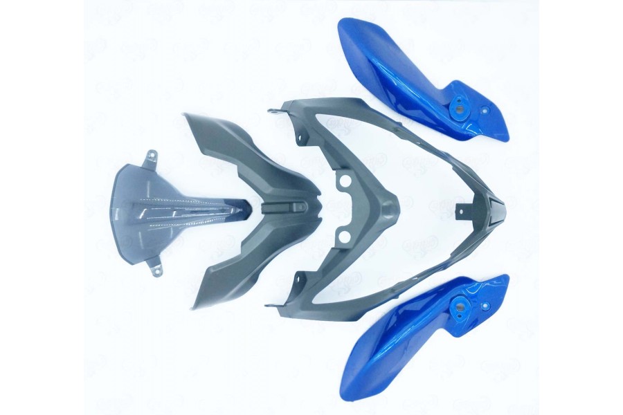 BAJAJ PULSAR NS 200 FAR GRANAJI SETİ 5 PARÇA MAVİ BAJAJ PULSAR NS 200 FAR GRANAJI SETİ 5 PARÇA MAVİ