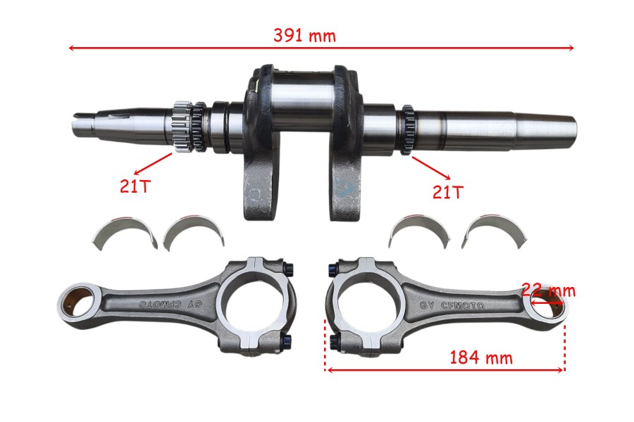 ATV CF 800-1000 KRANK KOMPLE