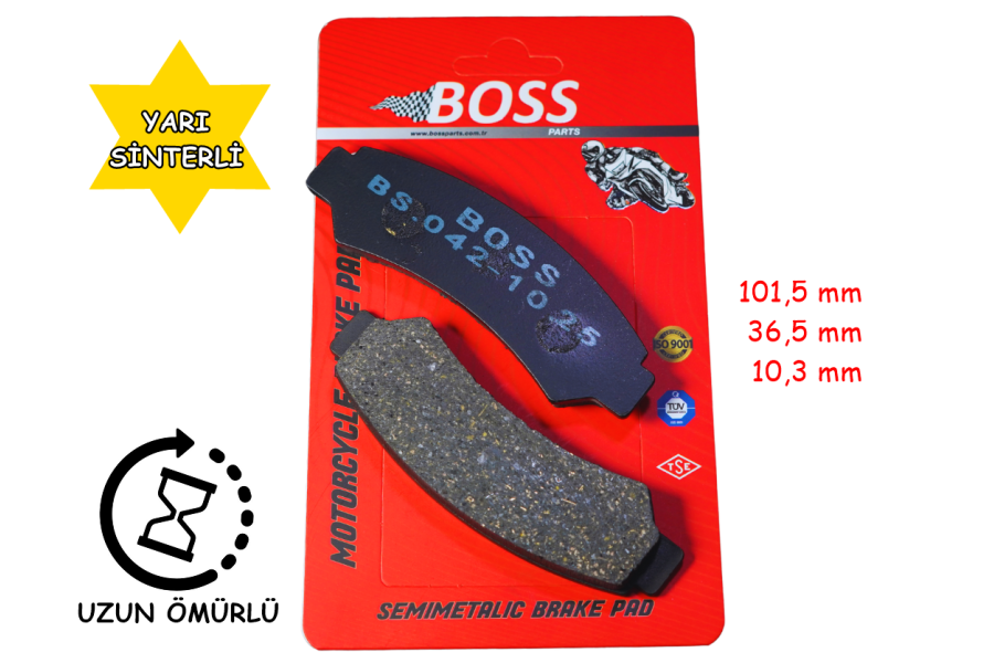 ATV ÖN FREN DİSK BALATASI BOSS FA726 Y.SİNTERLİ CF 500-800 ATV ÖN FREN DİSK BALATASI BOSS FA726 Y.SİNTERLİ CF 500-800