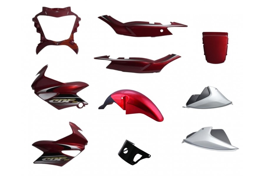 HONDA CBF 150 KAPORTA SETİ KIRMIZI 9 PAR&Ccedil;A