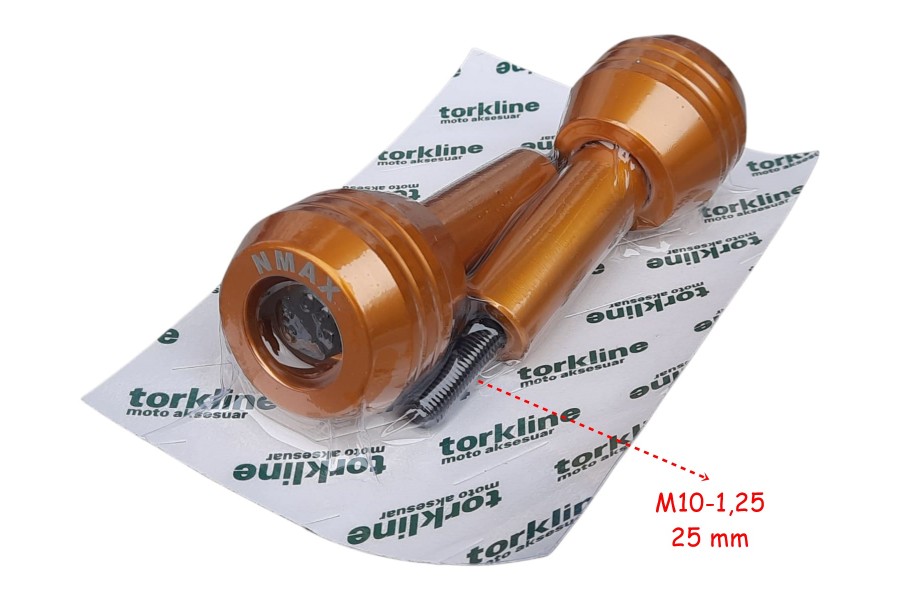 NMAX EGZOZ KORUMA TAKOZU AL&Uuml;MİNYUM GOLD 2 Lİ