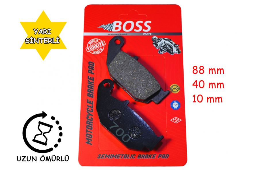 CF ARKA FREN DİSK BALATASI (ABS) BOSS FA629 SR250-450 NK 250