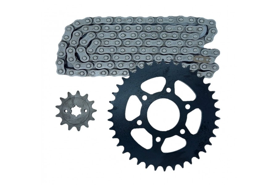 PULSAR NS 200 &Ouml;N-ARKA DİŞLİ ZİNCİR SET RİALLİ 520-104L 39-14T