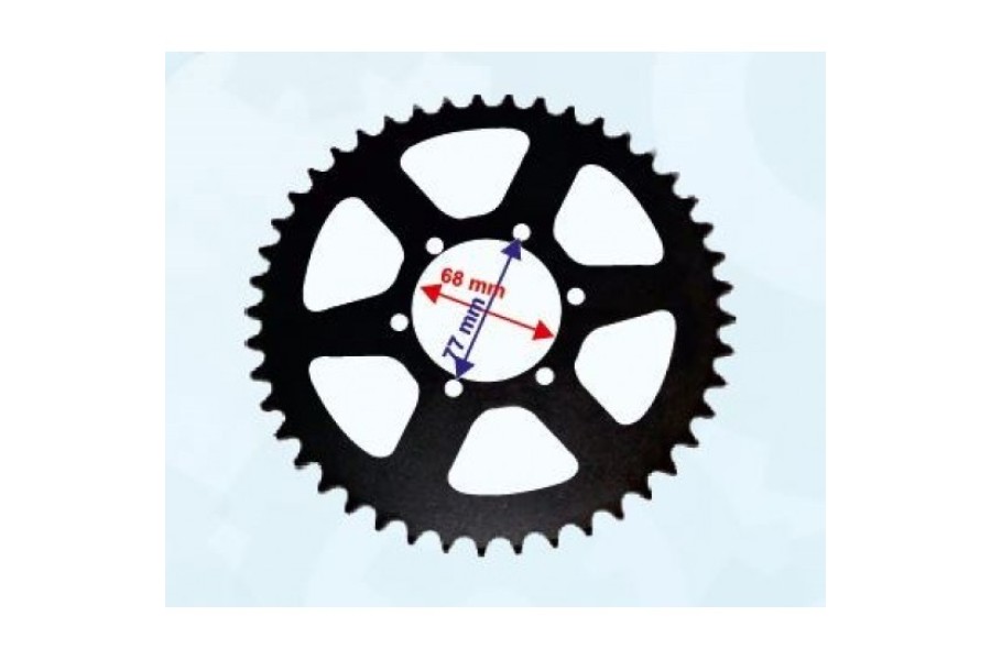 RX3 EVO ARKA DİŞLİ 520-42T İ&Ccedil; 68 mm 6 DELİKLİ &Ouml;M