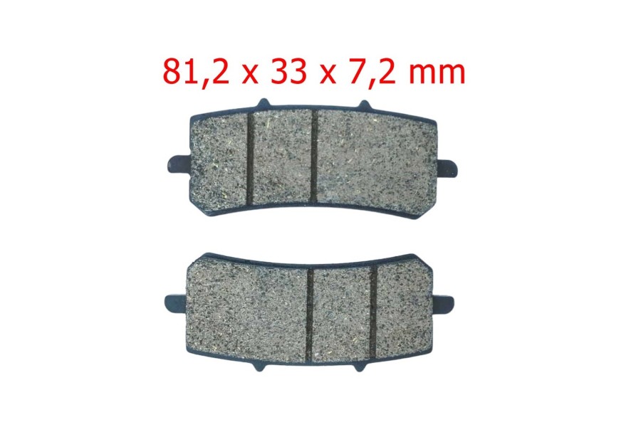 CF MOTO NK 150-250 &Ouml;N FREN DİSK BALATASI (ABS)