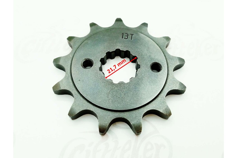 CF NK 250 &Ouml;N DİŞLİ 520-13T İ&Ccedil; 22 mm 11 TIRNAKLI 2 DELİKLİ &Ouml;M