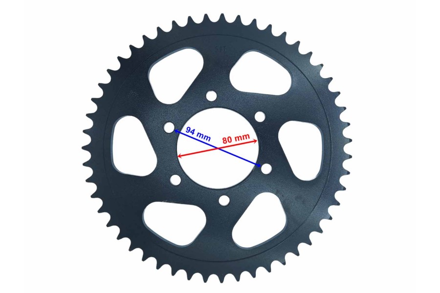 CF NK 400 ARKA DİŞLİ 520-51T İ&Ccedil; 80 mm 6 DELİKLİ &Ouml;M