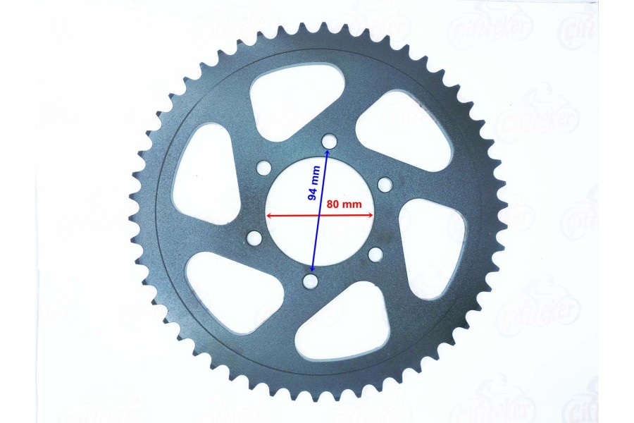 CF NK 400 ARKA DİŞLİ 520-54T İ&Ccedil; 80 mm 6 DELİKLİ &Ouml;M