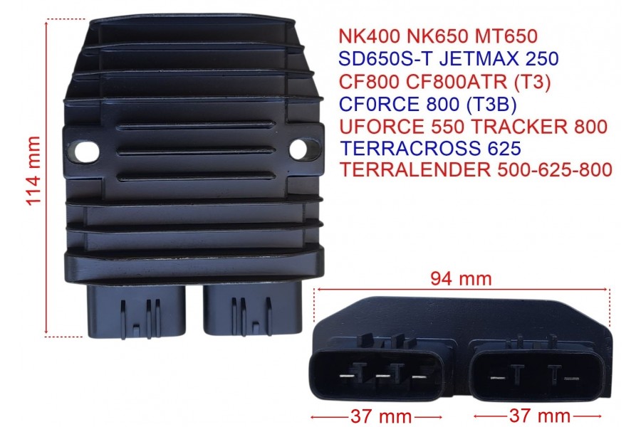 CF REG&Uuml;LAT&Ouml;R 3-2 400-650NK 650MT CF800 UFORCE 550 JETMAX 250 TERRALENDER 500-625-800 TRK-800 TRC-625