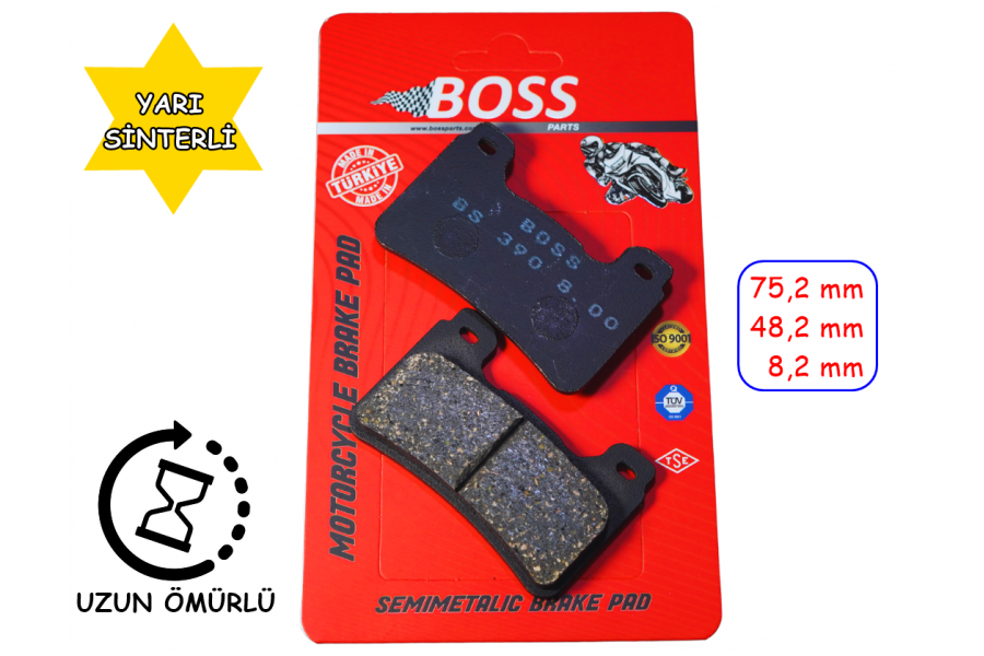 CF MT800 ARKA FREN DİSK BALATA BOSS FA390