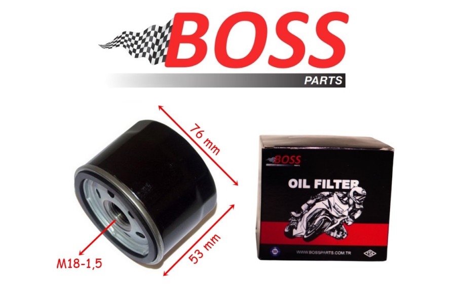 YAĞ FİLTRESİ BS164 (HF164) 76-53-M18-1,5 BMW R1200, RKS FORT 250, KYMCO AK 550