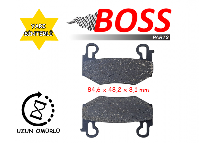 BMW R 1300 GS &Ouml;N FREN DİSK BALATASI (2023-24) BOSS BS909 (FA779)