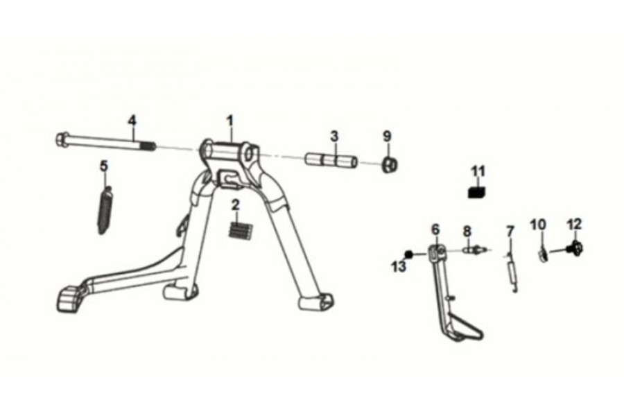 SYM NH X 125 ABS SEHPA TAKOZU ORTA SYM NH X 125 ABS SEHPA TAKOZU ORTA