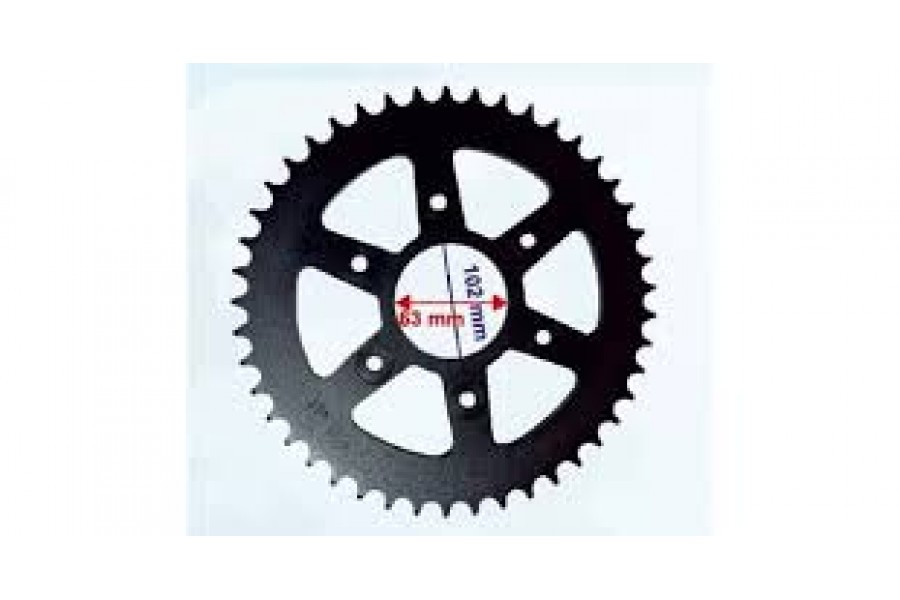 ARKA DİŞLİ 520-43T İÇ 63 mm 6 DELİKLİ BAJAJ DOMİNAR 400 - KTM DUKE 390 ÖM