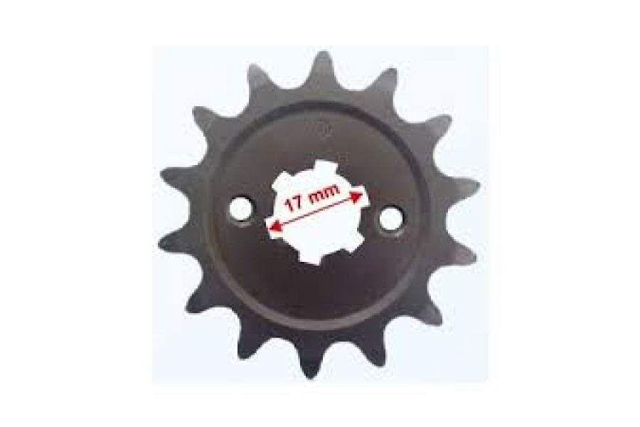 BAJAJ DİSCOVER ÖN DİŞLİ 428-15T İÇ 17 mm 6 TIRNAKLI 2 DELİKLİ ÖM