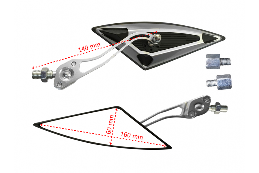 AYNA &Uuml;&Ccedil;GEN MODİFİYE GRİ 8-10 mm