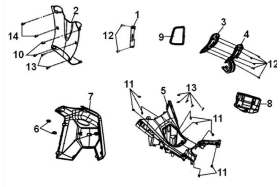 SYM 300 ADX GRNJ ON IC KOKPIT