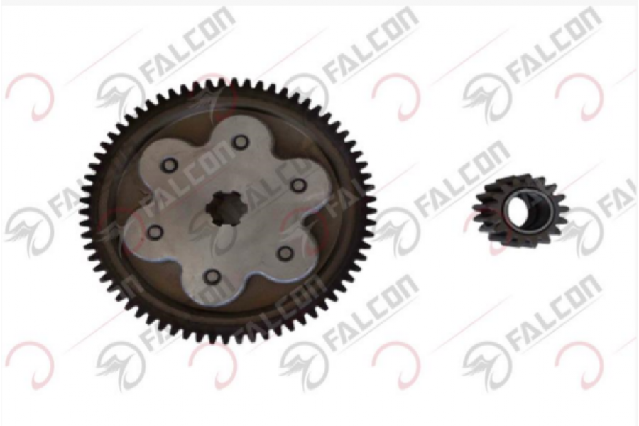 FALCON MASTER 50 DEBRİYAJ MERKEZ DİŞLİSİ (69) VE KARŞILIĞI VE BURCU KOMPLE