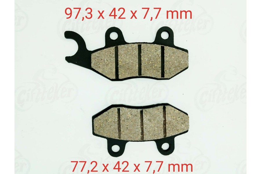 RKS FRECCİA 150 ÖN FREN DİSK BALATASI FA228