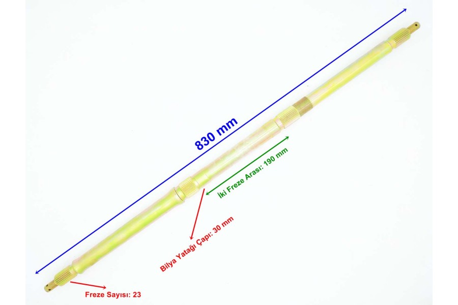 ATV ARORA HAMMER 250 AKS 830 mm BİLYA YATAĞI 30 mm ÖM