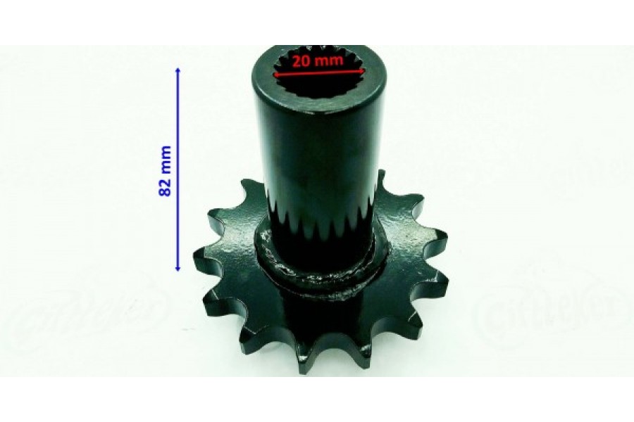 ATV ÖN DİŞLİ 530-14T İÇ 20 mm UZUNLUK 82 mm TM ÖM