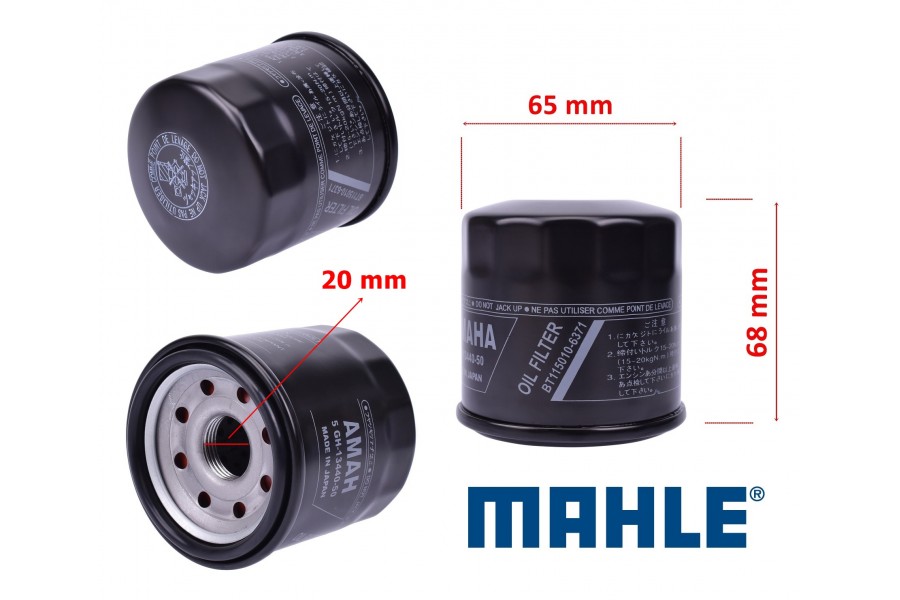 YAĞ FİLTRESİ HF204 MAHLE OC 1081 HONDA FORZA 250-300 NC 700-750 CBR 600