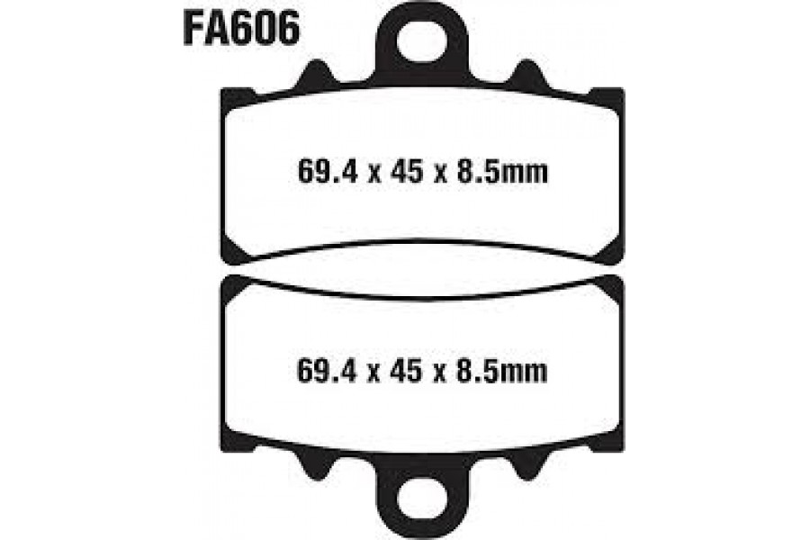 ÖN FREN DİSK BALATASI FA606 KTM RC DUKE 125-200-390