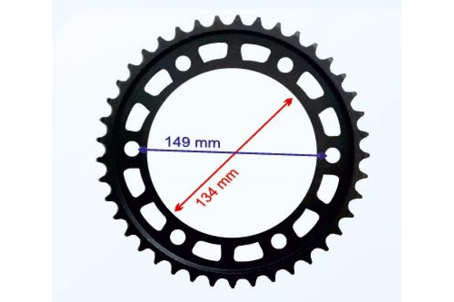 HONDA CBR 600-1000RR ARKA DİŞLİ 525-41T İÇ 134 mm 6 DELİKLİ IND ÖM