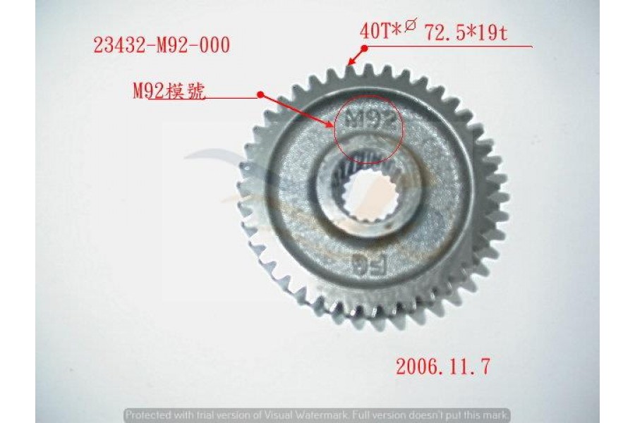 MONDIAL 151 RS ÖN PANEL ÜST FAR MUHAFAZA SİYAH ORJ