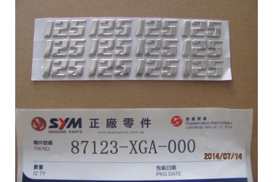 SYM SYMPHONY 125 ST E LOGO STICKER SYM SYMPHONY 125 ST E LOGO STICKER