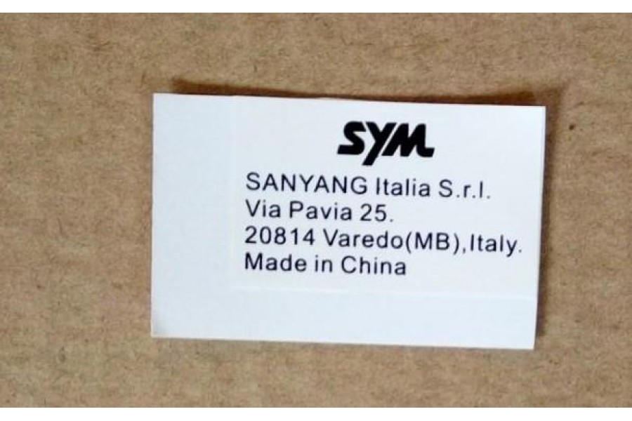 SYM SYMPHONY 125 ST E LOGO STICKER SYM SYMPHONY 125 ST E LOGO STICKER