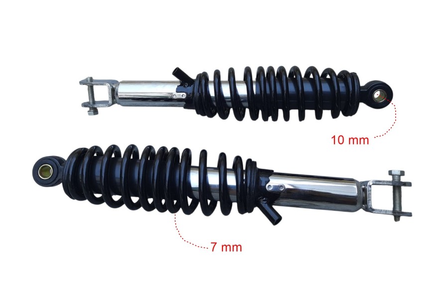 SCOOTER ARKA AMORTİSÖR SİYAH 34,5 cm