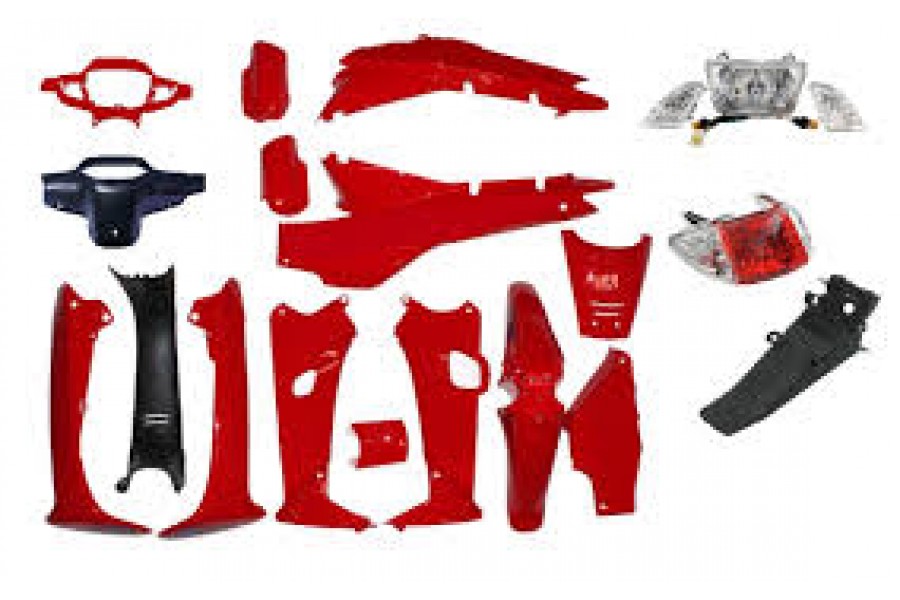 LİFAN 100 KAPORTA SETİ KIRMIZI 16 PARÇA LİFAN 100 KAPORTA SETİ KIRMIZI 16 PARÇA