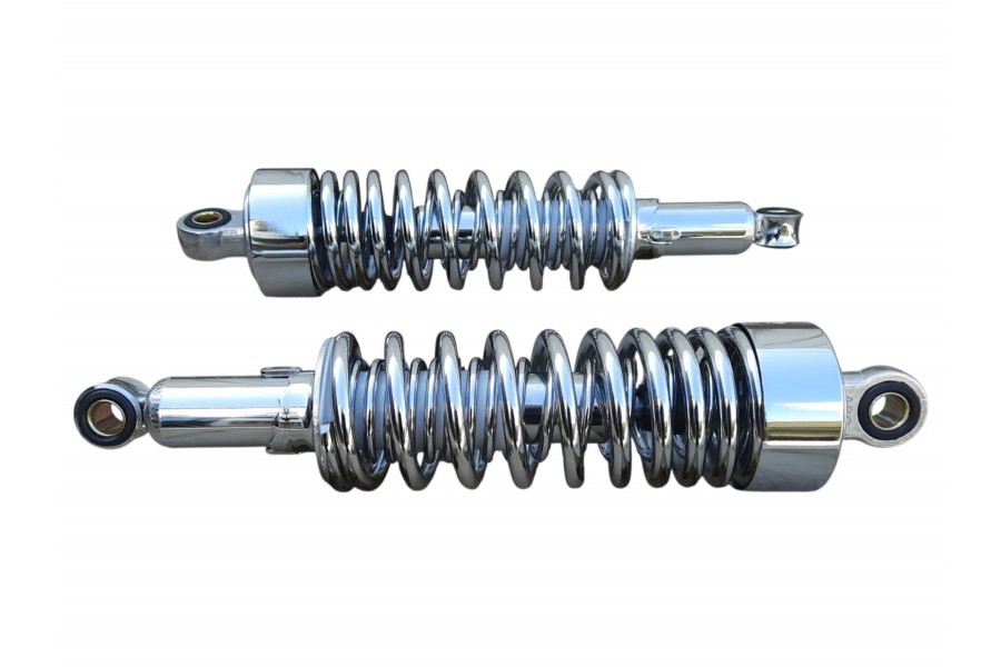 CG ARKA AMORTİSÖR STD 34 cm (ÇİFT YAYLI) NİKEL CG ARKA AMORTİSÖR STD 34 cm (ÇİFT YAYLI) NİKEL