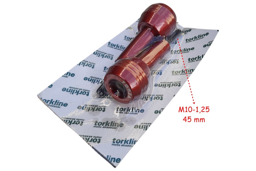 HONDA FORZA EGZOZ KORUMA TAKOZU ALÜMİNYUM KIRMIZI 2 Lİ