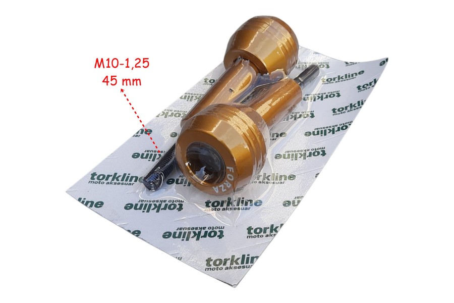 HONDA FORZA EGZOZ KORUMA TAKOZU ALÜMİNYUM GOLD 2 Lİ