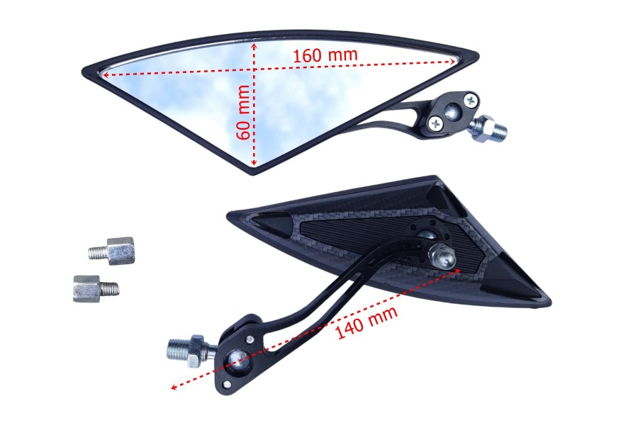 AYNA &Uuml;&Ccedil;GEN MODİFİYE KARBON 8-10 mm