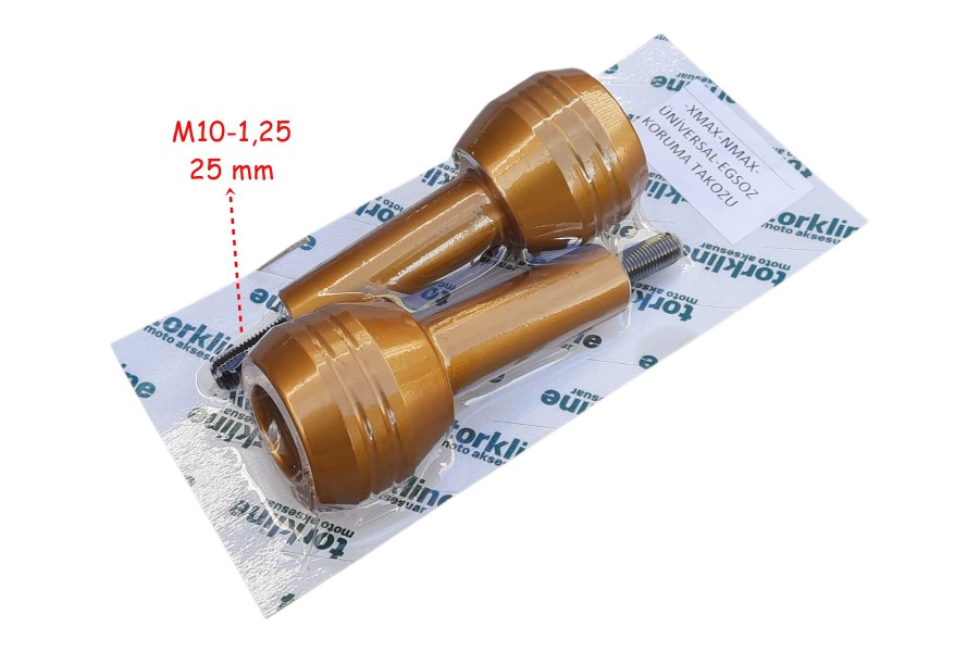 EGZOZ KORUMA TAKOZU AL&Uuml;MİNYUM 25 mm MAVİ 2 Lİ