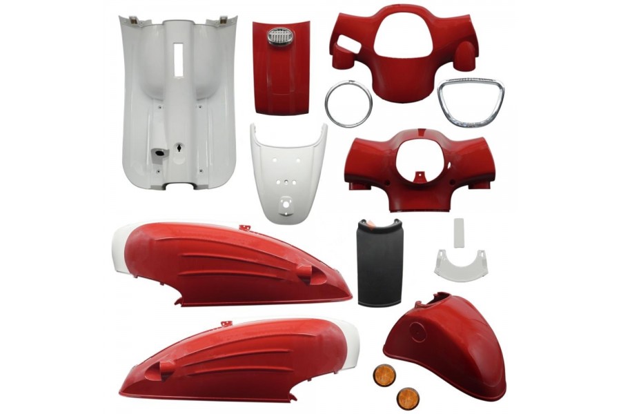 TURİSMO 50İ KAPORTA SETİ (BOYALI PARÇALAR) KIRMIZI 15 PARÇA TURİSMO 50İ KAPORTA SETİ (BOYALI PARÇALAR) KIRMIZI 15 PARÇA