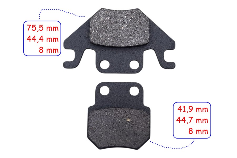 &Ouml;N FREN DİSK BALATASI FA707 İTH RKS DES 125 MONDİAL PROSTREET 125