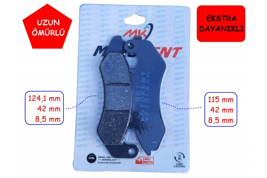 RKS SRK125 &Ouml;N FREN BALATASI EM FA707 MTK