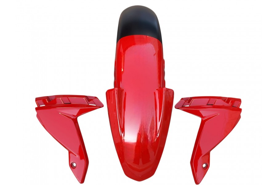 TVS APACHE RTR200 &Ouml;N &Ccedil;AMURLUK KIRMIZI HN 3 PAR&Ccedil;A