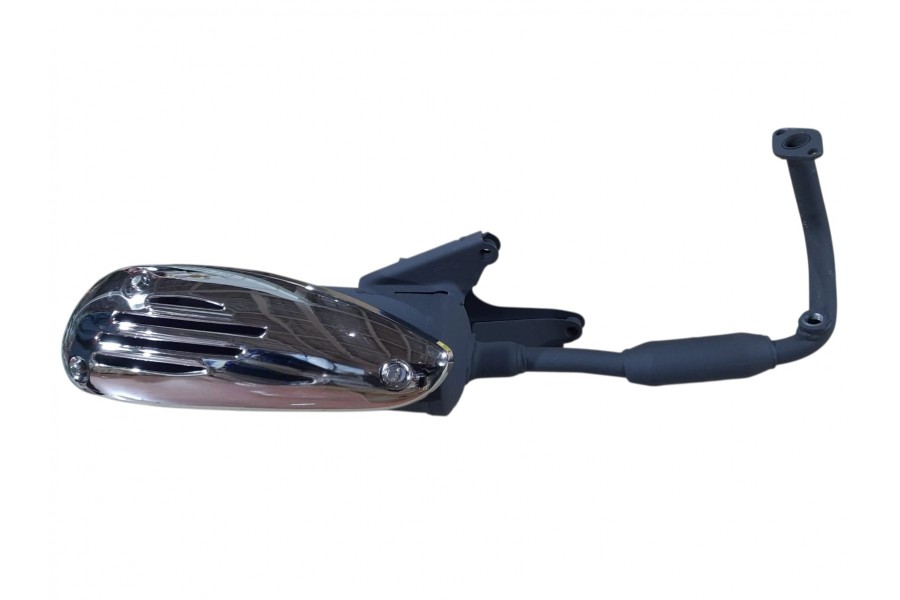 VİRAGO 50 İ EGZOZ KOMPLE SİYAH ORJ