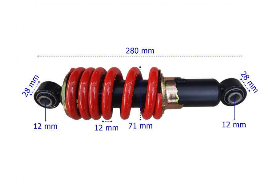 CUB YAMAHA Y125Z ARKA AMORTİS&Ouml;R 28 cm