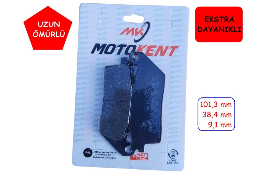 &Ouml;N FREN DİSK BALATASI FA196 MTK MONDİAL Z-ONE 180, CBR250 KAWASAKİ Z750 (2007-10) - SUZUKİ İNAZUMA