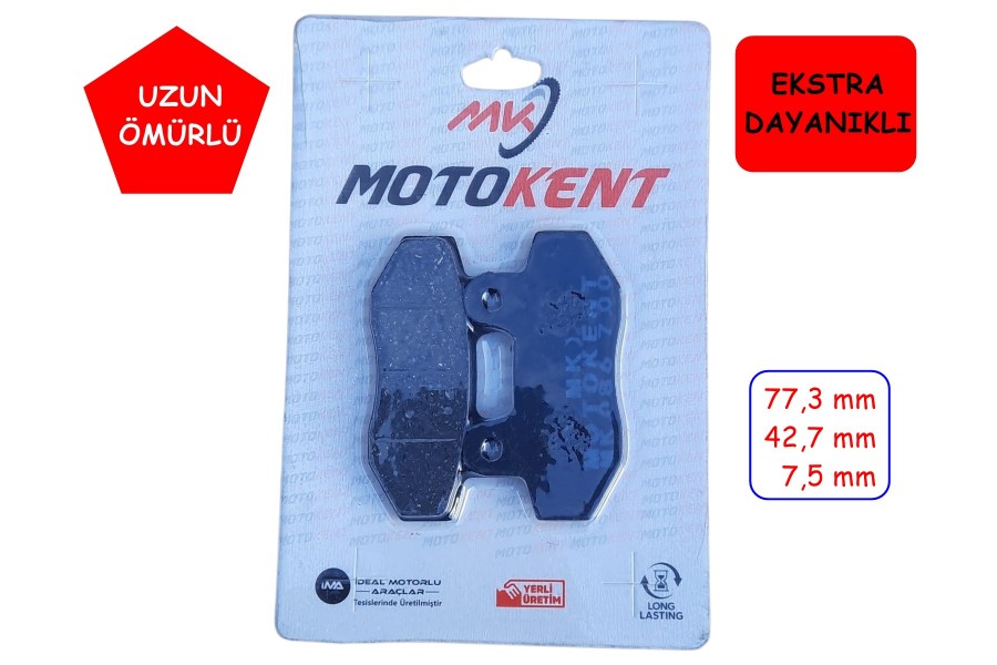 CUB-CG &Ouml;N FREN DİSK BALATASI FA086 MTK (SCOOTER ARKA)