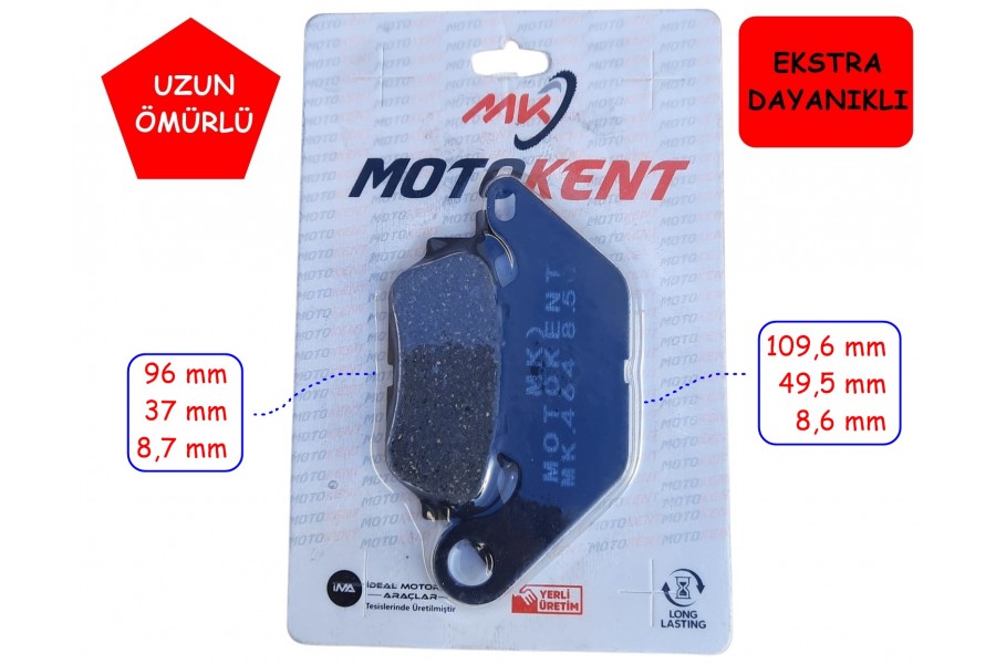 NMAX 125-155 ARKA FREN DİSK BALATASI FA464 MTK