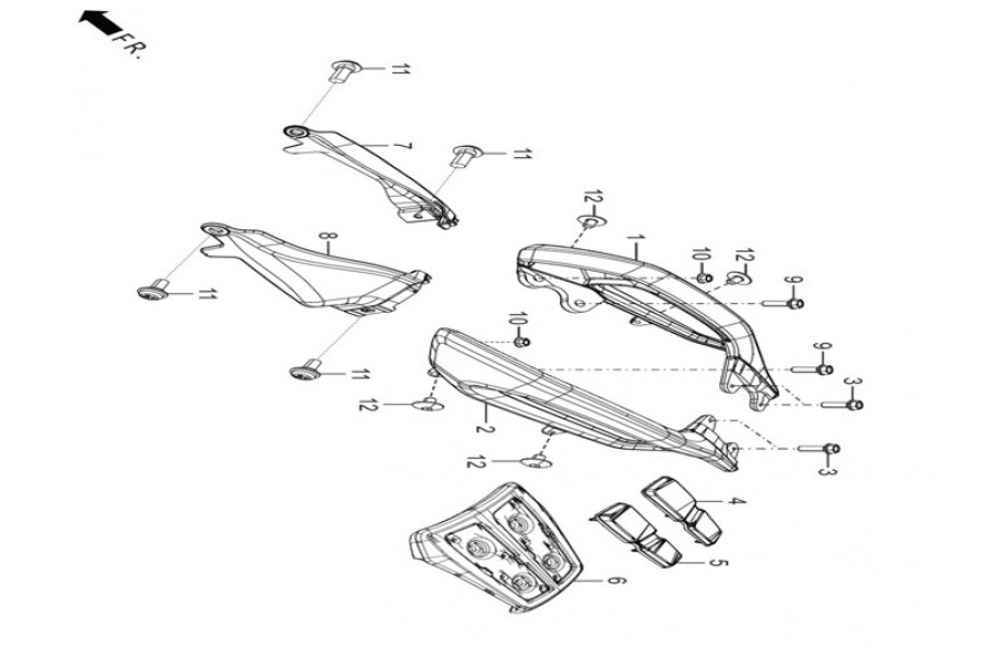 MONDIAL 125 UPM HAVA FİLTRESİ KOMPLE ORJ